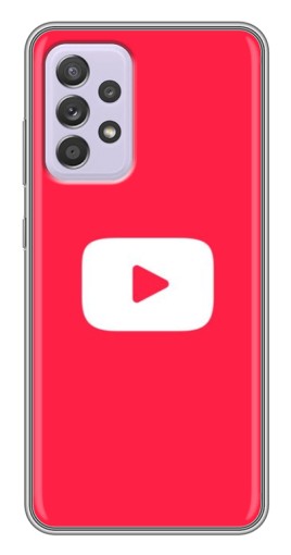 Чехол с принтом "YouTube Кнопка" для Samsung Galaxy A52s 5G (A528)