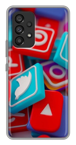 Чехол с принтом "3Д эффект" для Samsung Galaxy A53 (5G)