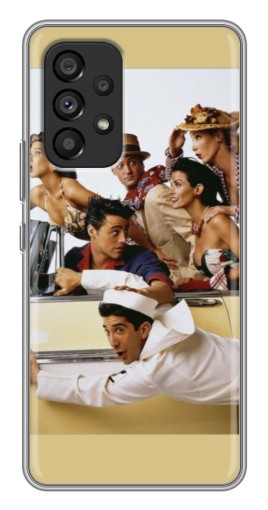 Силиконовый чехол с изображением "Афиша Друзья " для Samsung Galaxy A53 (5G)
