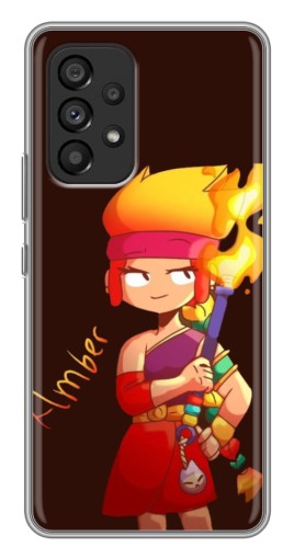 Чехол с печатью "Amber с факелом" для Samsung Galaxy A53 (5G)