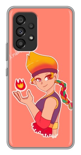 Чехол с принтом "Amber с огоньком" для Samsung Galaxy A53 (5G)