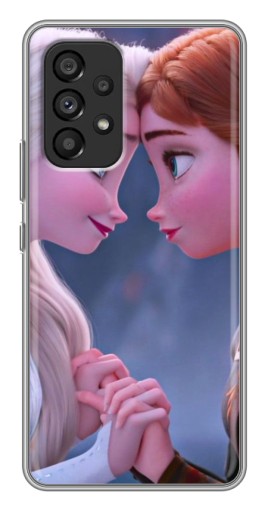 Чехол с картинкой "Анна и Ельза" для Samsung Galaxy A53 (5G)