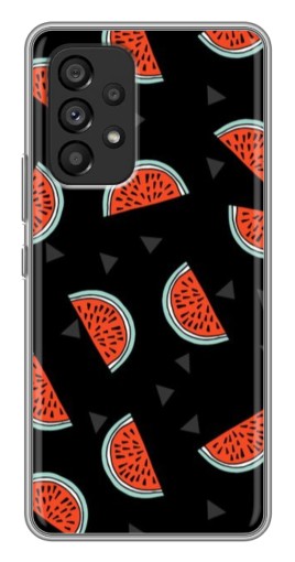 Чехол с картинкой "Арбузы на черном" для Samsung Galaxy A53 (5G)