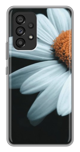 Силиконовый чехол с изображением "Белая ромашка" для Samsung Galaxy A53 (5G)