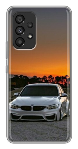Чехол с печатью "BMW белая" для Samsung Galaxy A53 (5G)