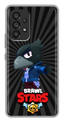 Чехол с картинкой "Crow Brawl Stars" для Samsung Galaxy A53 (5G)