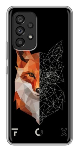 Силиконовый чехол с изображением "Fox" для Samsung Galaxy A53 (5G)