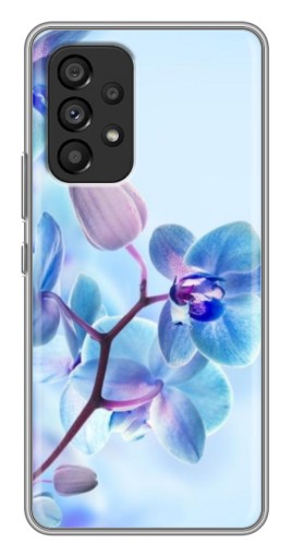 Чехол с картинкой "Голубые орхидеи" для Samsung Galaxy A53 (5G)