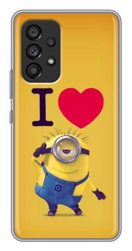Чехол с печатью "I Love Minion" для Samsung Galaxy A53 (5G)