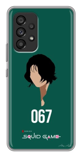 Силиконовый чехол с изображением "Игрок 067" для Samsung Galaxy A53 (5G)
