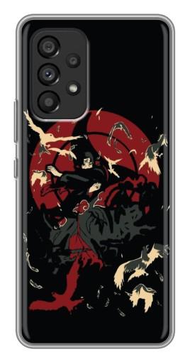 Чехол с картинкой "Итачи с воронами" для Samsung Galaxy A53 (5G)