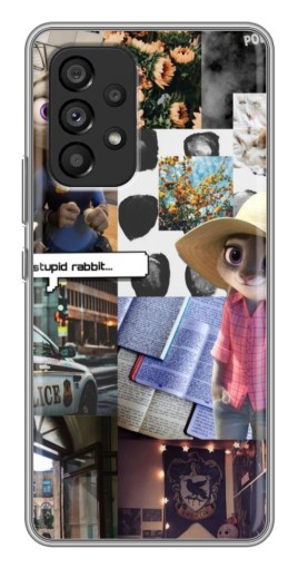 Силиконовый чехол с изображением "Коллаж Джуди" для Samsung Galaxy A53 (5G)