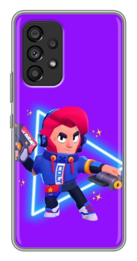 Чехол с картинкой "Кольт в наушниках" для Samsung Galaxy A53 (5G)