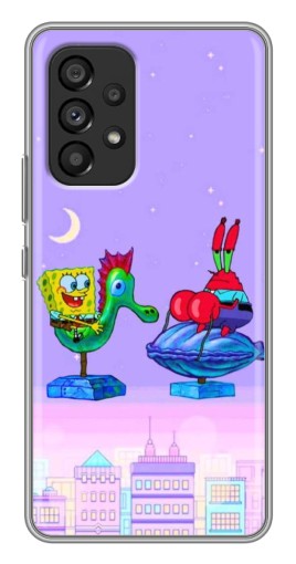 Чехол с принтом "Крабс и Спанч Боб" для Samsung Galaxy A53 (5G)