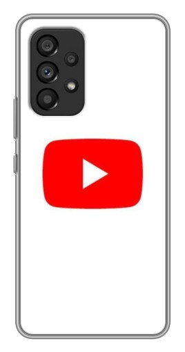 Силиконовый чехол с изображением "Красная кнопка" для Samsung Galaxy A53 (5G)