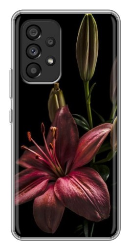 Чехол с печатью "Красная лилия " для Samsung Galaxy A53 (5G)