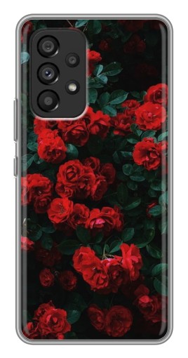 Чехол с картинкой "Красные розы" для Samsung Galaxy A53 (5G)