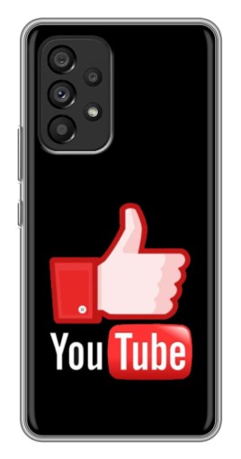 Чехол с картинкой "Лайк YouTube" для Samsung Galaxy A53 (5G)