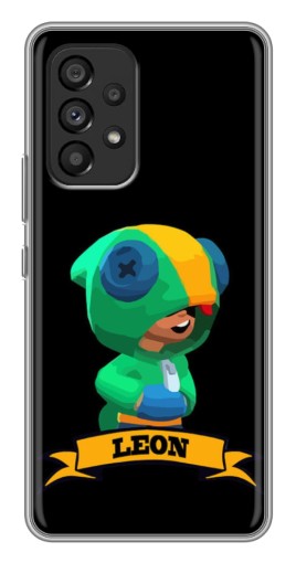 Силиконовый чехол с изображением "LEON" для Samsung Galaxy A53 (5G)