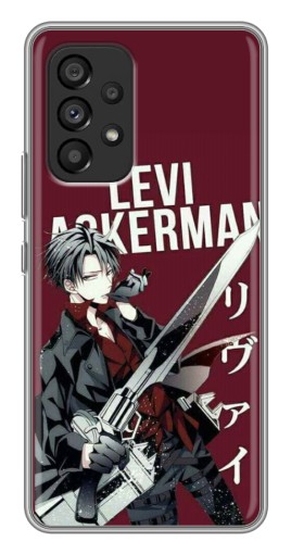 Чехол с принтом "levi Ackerman" для Samsung Galaxy A53 (5G)