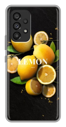 Чехол с принтом "Лимон на черном" для Samsung Galaxy A53 (5G)