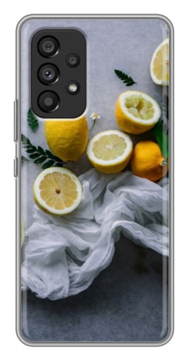 Силиконовый чехол с изображением "Лимонное настроение" для Samsung Galaxy A53 (5G)