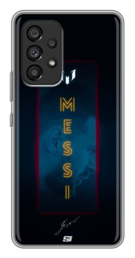 Чехол с картинкой "Логотип Месси" для Samsung Galaxy A53 (5G)