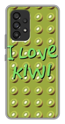 Силиконовый чехол с изображением "Love Kiwi" для Samsung Galaxy A53 (5G)
