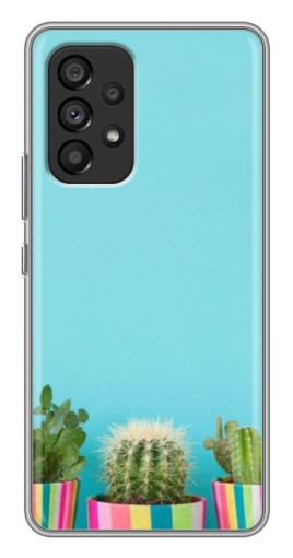 Силиконовый чехол с изображением "Маленькие кактусы" для Samsung Galaxy A53 (5G)