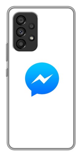 Чехол с картинкой "messenger logo" для Samsung Galaxy A53 (5G)