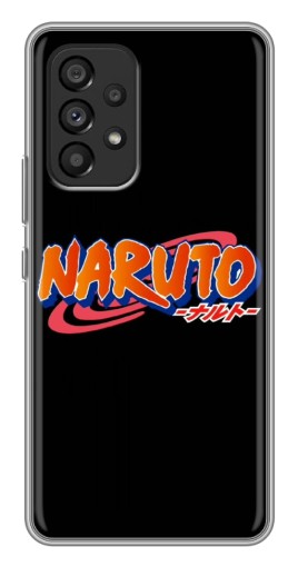 Силиконовый чехол с изображением "Надпись Naruto" для Samsung Galaxy A53 (5G)