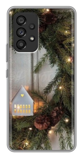 Чехол с печатью "Новогодний венок" для Samsung Galaxy A53 (5G)