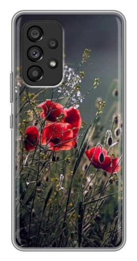 Силиконовый чехол с изображением "Поле цветов" для Samsung Galaxy A53 (5G)
