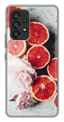 Чехол с картинкой "Половинки грейпфрутов" для Samsung Galaxy A53 (5G)