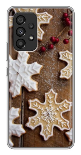 Чехол с печатью "Пряники снежинки" для Samsung Galaxy A53 (5G)