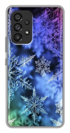 Чехол с принтом "Разноцветные снежинки" для Samsung Galaxy A53 (5G)