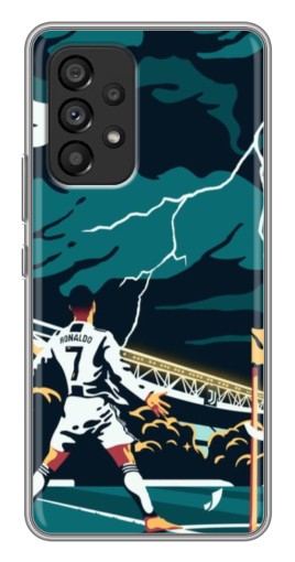 Силиконовый чехол с изображением "Ronaldo празднование" для Samsung Galaxy A53 (5G)