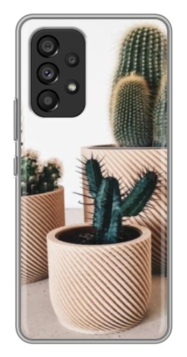 Чехол с картинкой "стильные кактусы" для Samsung Galaxy A53 (5G)