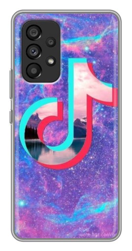Чехол с печатью "ТикТок мраморный" для Samsung Galaxy A53 (5G)