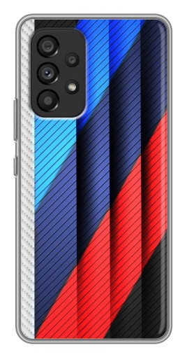 Силиконовый чехол с изображением "Цвета лого БМВ" для Samsung Galaxy A53 (5G)
