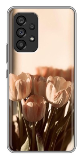 Силиконовый чехол с изображением "Тюльпаны на солнце" для Samsung Galaxy A53 (5G)