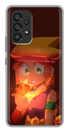 Силиконовый чехол с изображением "Удивлённая Амбер" для Samsung Galaxy A53 (5G)