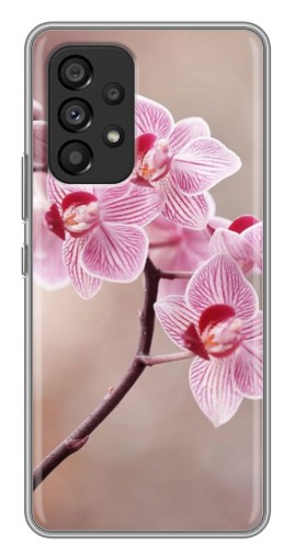 Силиконовый чехол с изображением "Веточка орхидеи" для Samsung Galaxy A53 (5G)