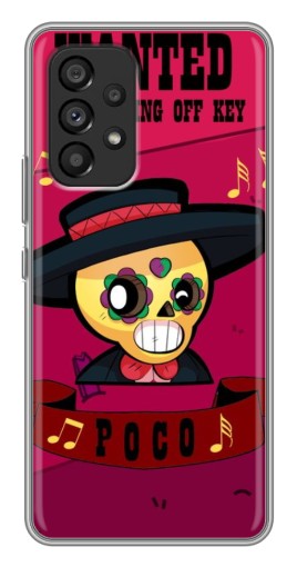 Чехол с принтом "WANTED POCO" для Samsung Galaxy A53 (5G)