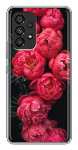 Чехол с принтом "Яркие пионы" для Samsung Galaxy A53 (5G)