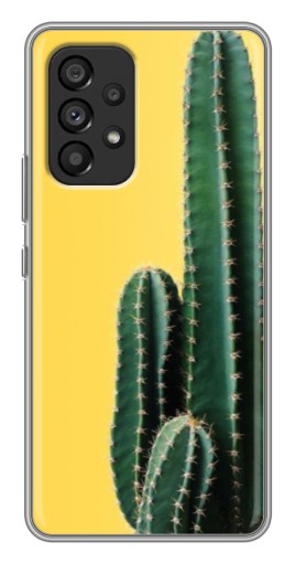 Силиконовый чехол с изображением "Яркий кактус" для Samsung Galaxy A53 (5G)
