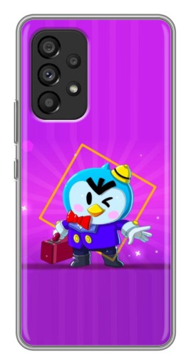 Чехол с картинкой "Яркий пингвин" для Samsung Galaxy A53 (5G)