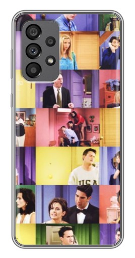 Чехол с принтом "Актеры Друзья" для Samsung Galaxy A73 (5G)