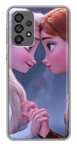 Чехол с принтом "Анна и Ельза" для Samsung Galaxy A73 (5G)