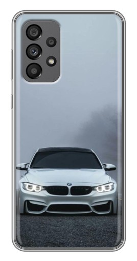 Чехол с картинкой "БМВ в тумане" для Samsung Galaxy A73 (5G)